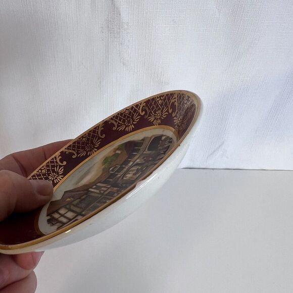 Weatherby Hanley Royal Falcon Ware 4-71 Old Coach House Stratford Small Plate - Picture 7 of 8